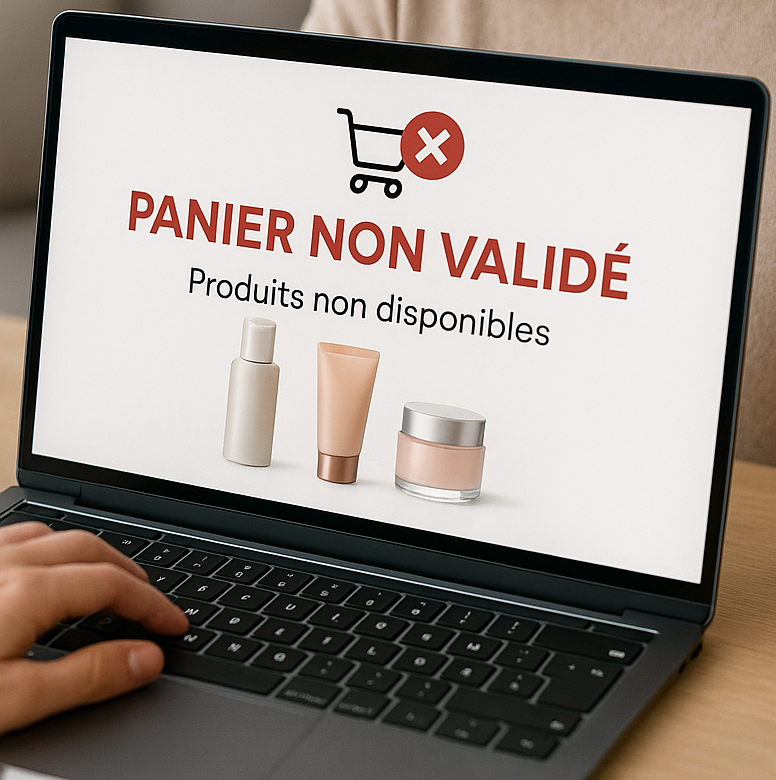 Vente en ligne de produits cosmétiques